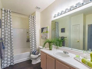 Large bathrooms with oversized garden tubs